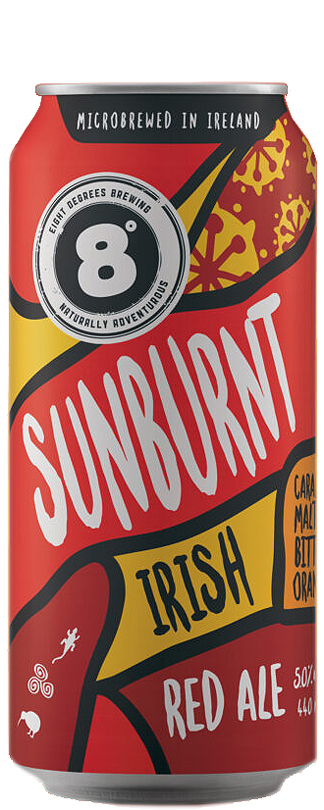 Eight Degrees Sunburnt Irish Red Ale