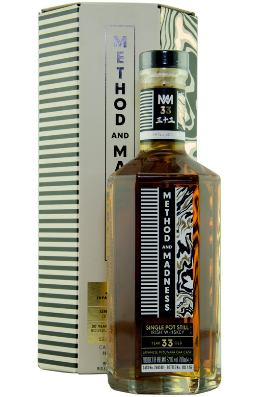 Method And Madness 33 Year Old Single Pot Still Japanese Mizunara Oak Cask